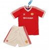 Fotballdrakt Manchester United Retro Barn Hjemmetrøye 1984 Kortermet